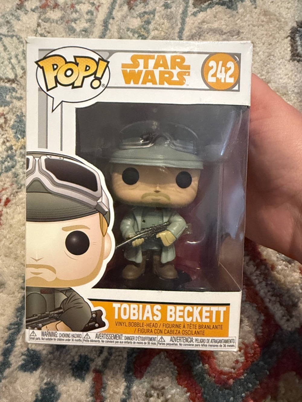 Funko Pop! Star Wars Tobias Beckett Vinyl Figure - Olive, Brown, Black